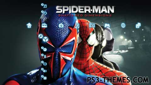 Spiderman Shattered Dimensions - PS3 Themes